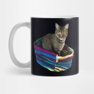 Kitty in a Basket Mug